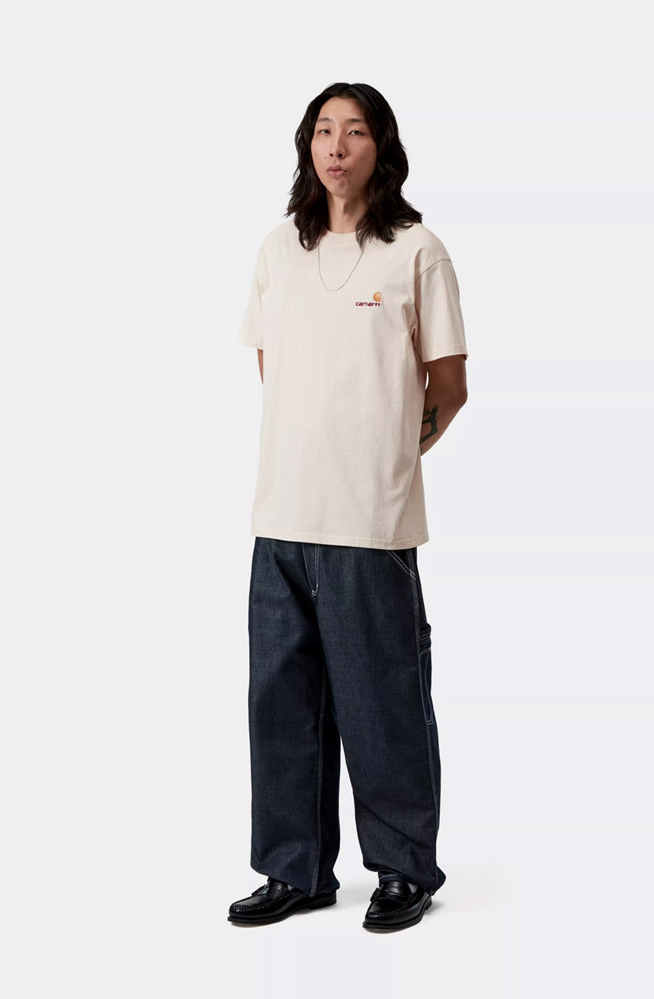 T-shirt CARHARTT American Script Natural