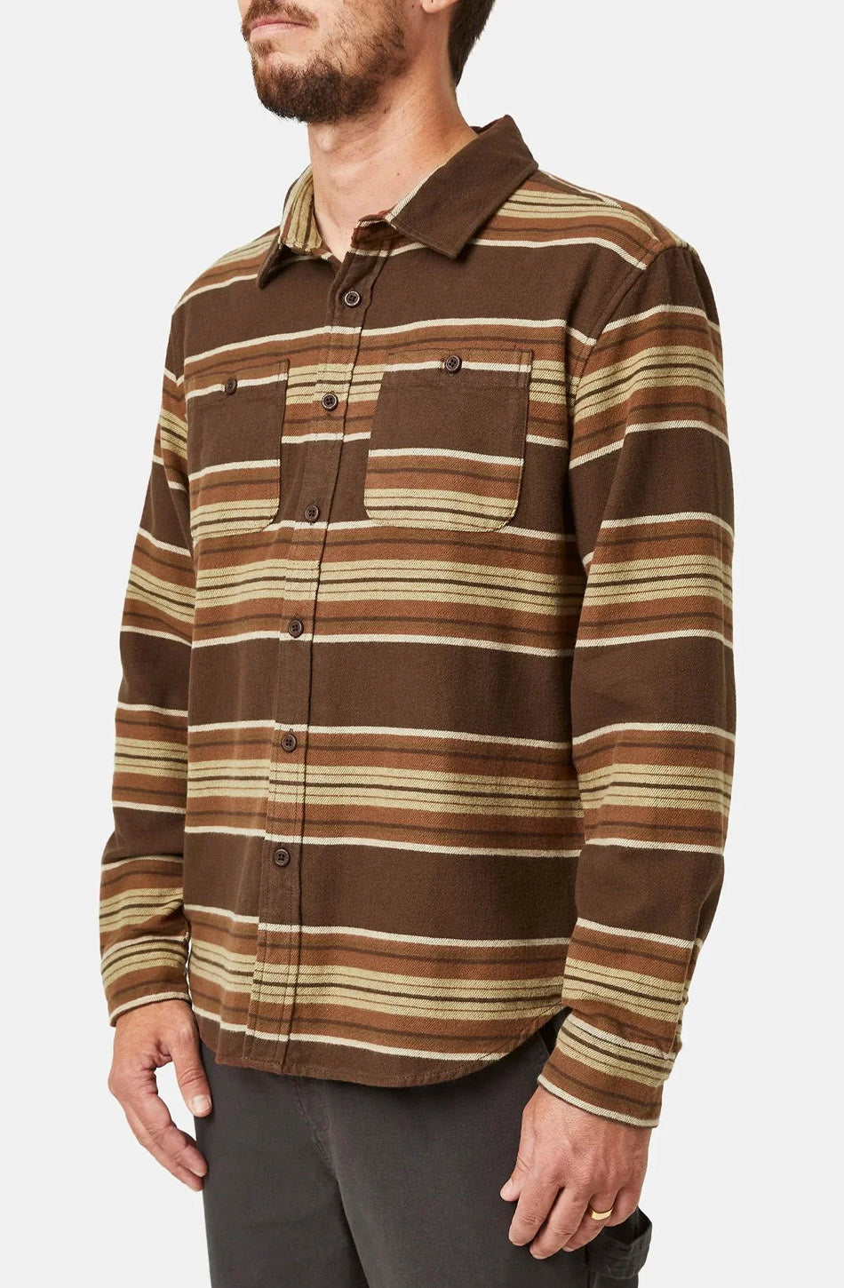 Chemise Katin Sierra Flannel Dark Brown