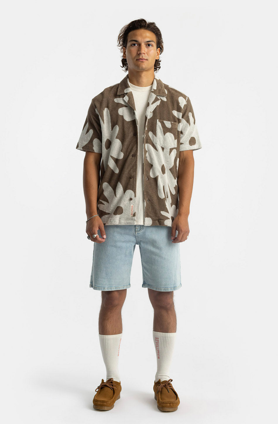 Chemise Revolution Taupetastic Terry Brown