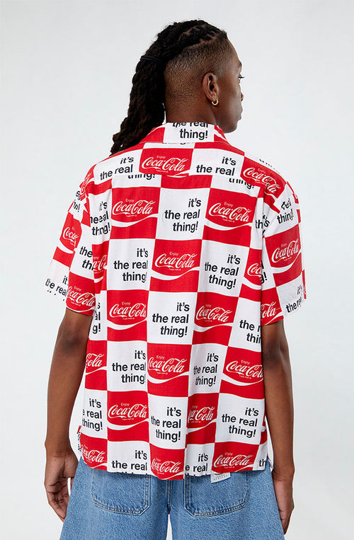 Chemise Brixton x Coca-Cola Bunker White