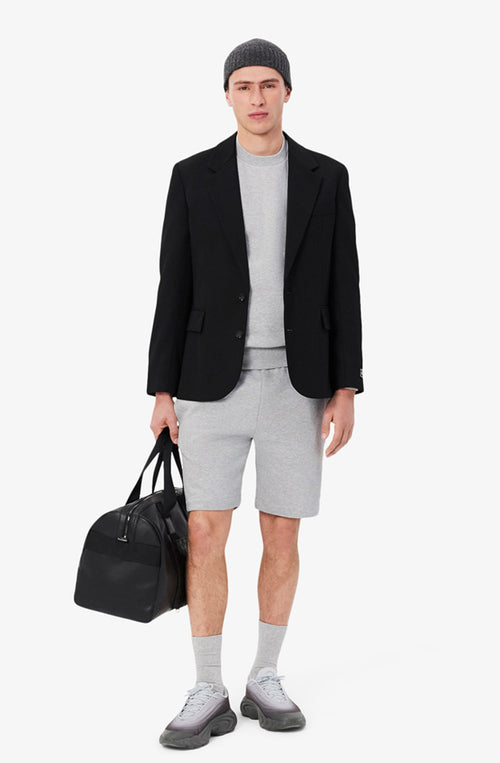 Lacoste – Silbernes Glanz-Sweatshirt