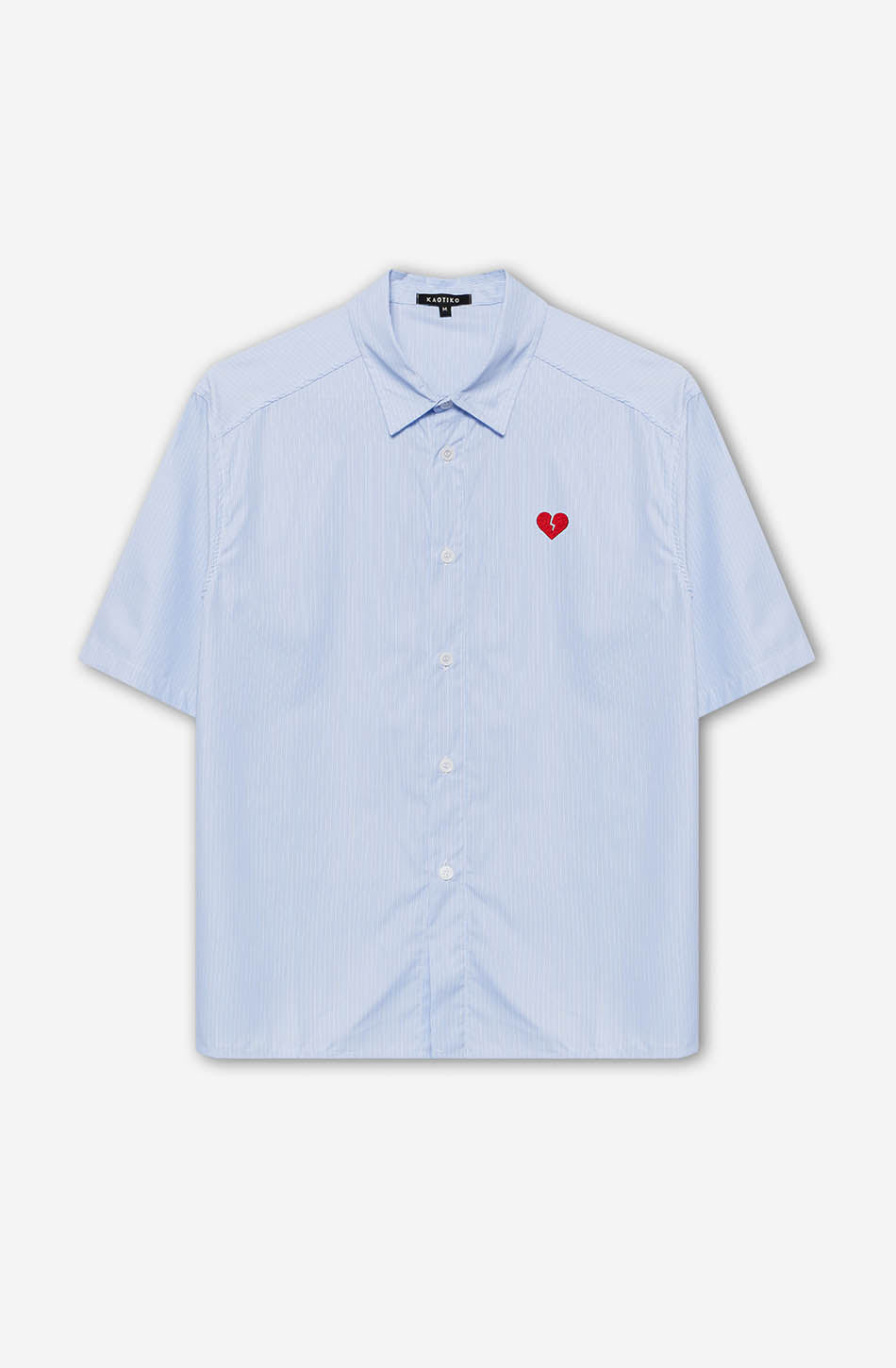 Loui Heart Chemise Bleu/ Blanc