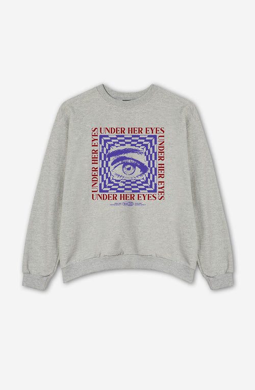 Under Her Eyes Sweatshirt gris