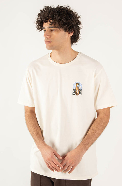 T-shirt délavé Fearless Dreamer Ivoire