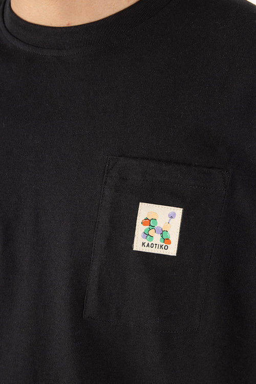 Pudel-Ballon-schwarzes T-Shirt