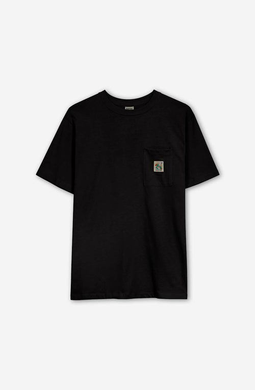 Pudel-Ballon-schwarzes T-Shirt
