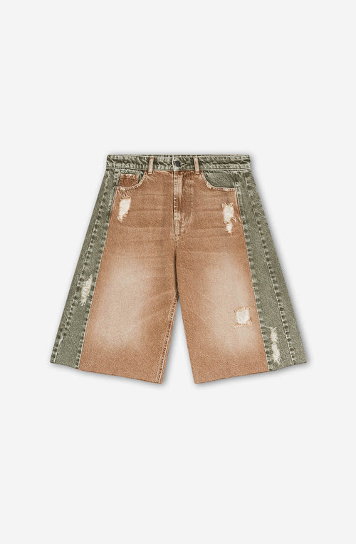 Tusa Short Washed Army/ Brown