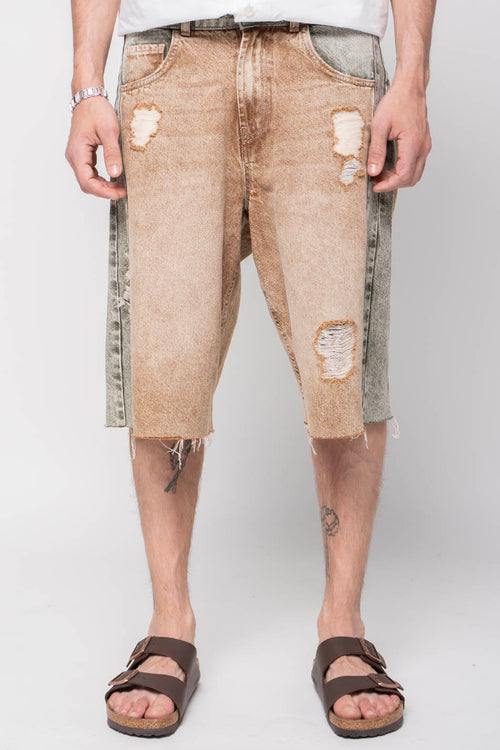 Tusa Short Washed Army/ Brown