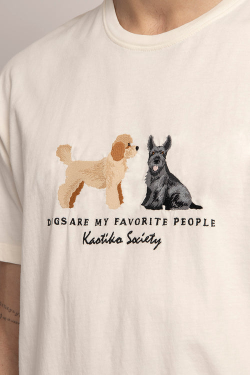 Washed Puppies Elliott Ivory T-shirt