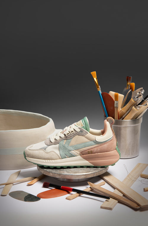 Kaotiko Detroit White Smoke Sneakers