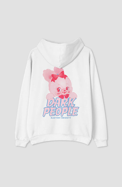 Dark People Organic Cotton White Sweatshirt