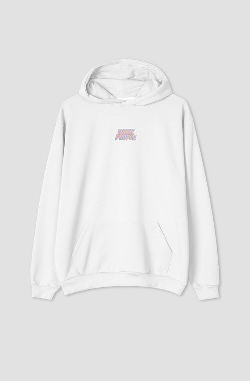 Dark People Organic Cotton White Sweatshirt