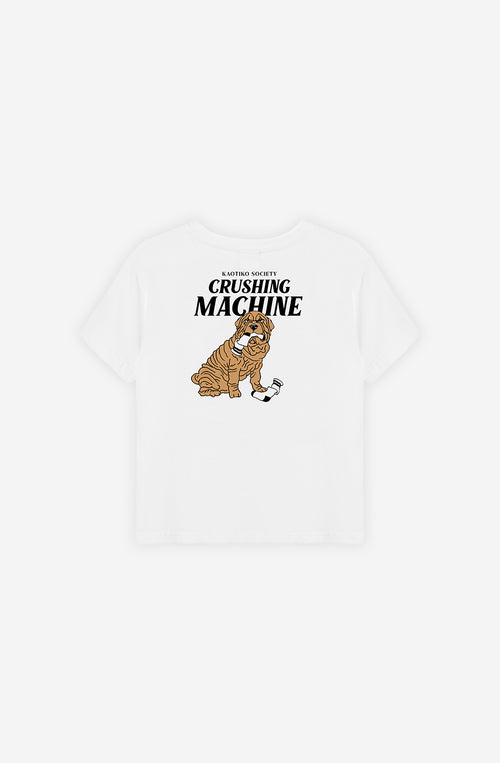 Crushing Machine White T-shirt