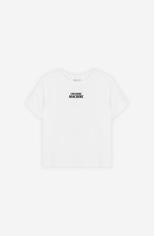 Crushing Machine White T-shirt