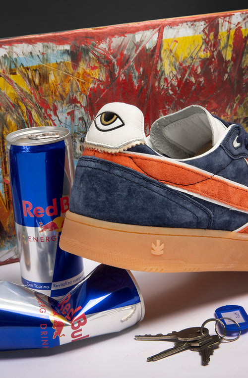 Kaotiko Chaussures Boston Suede Navy