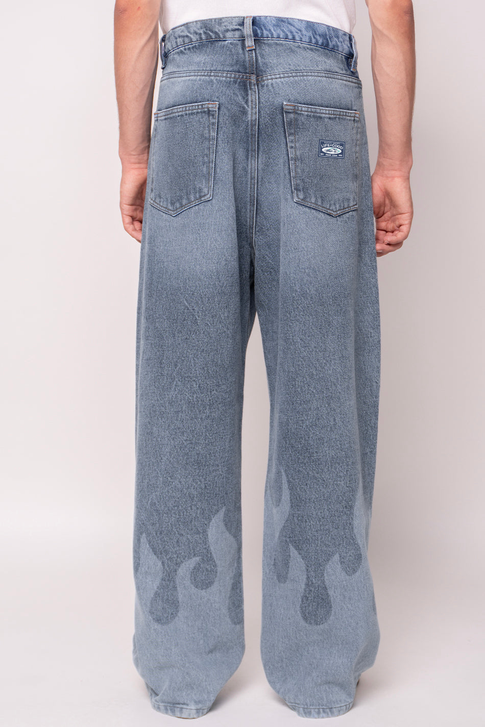 Pantalon Laser Denim Flame