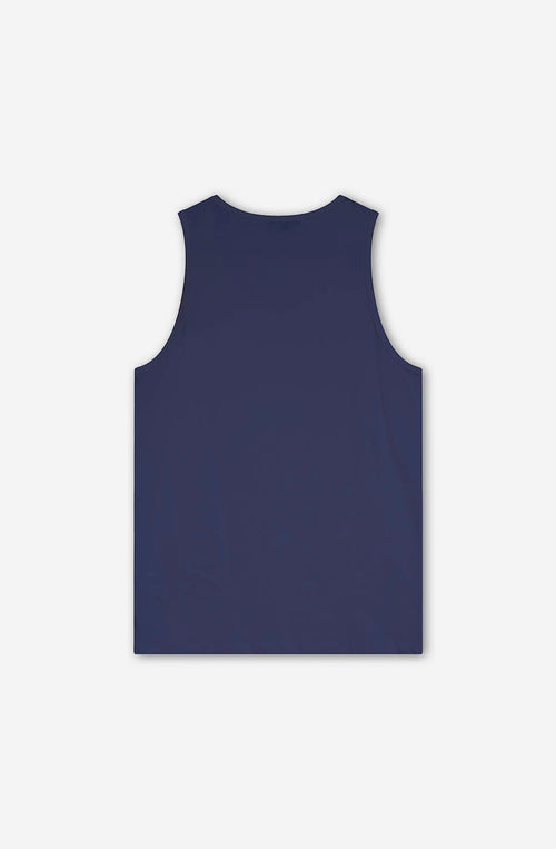 Kaotiko Palms Navy Tank Top