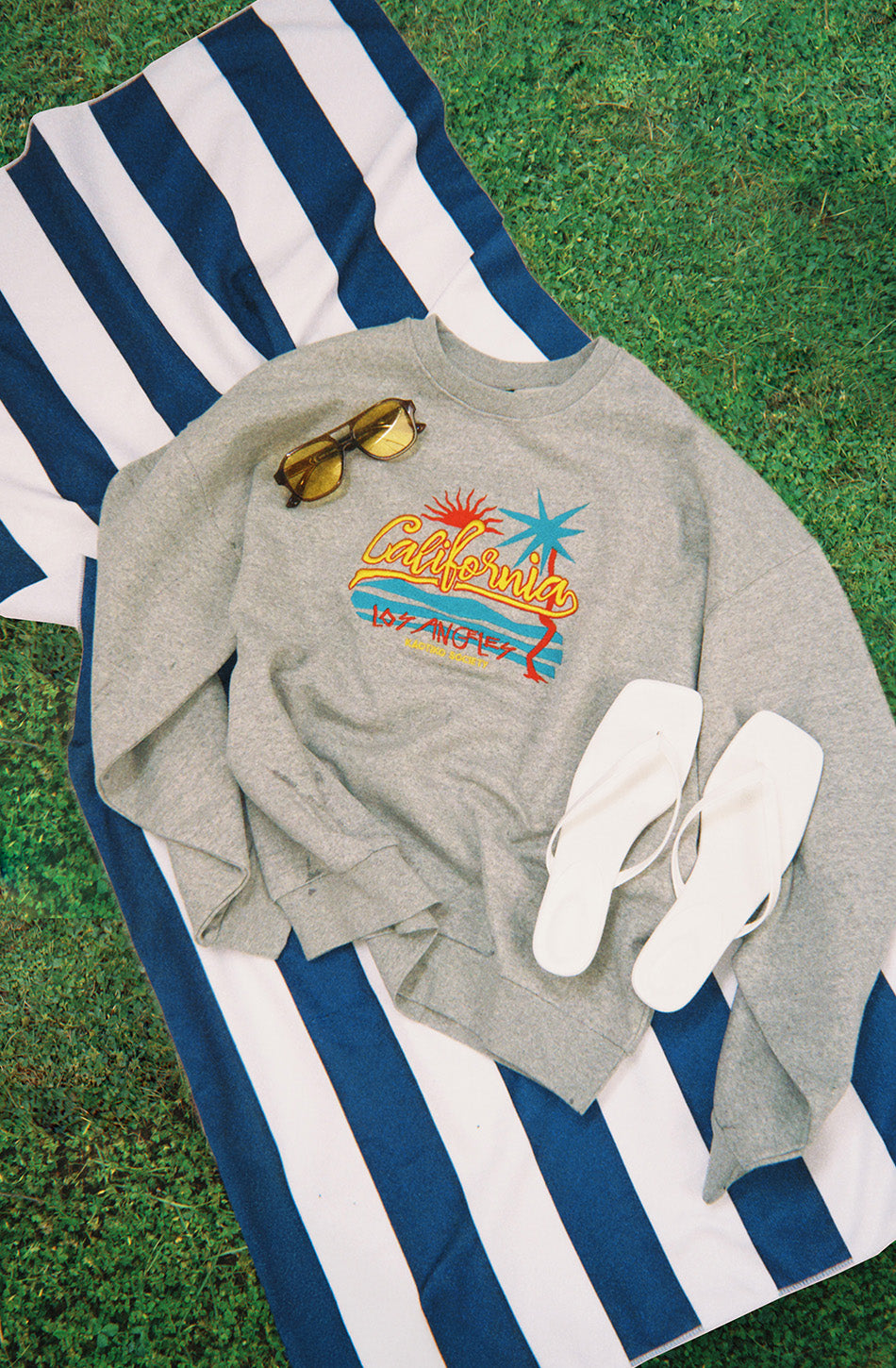 Graues Sweatshirt „Los Angeles“