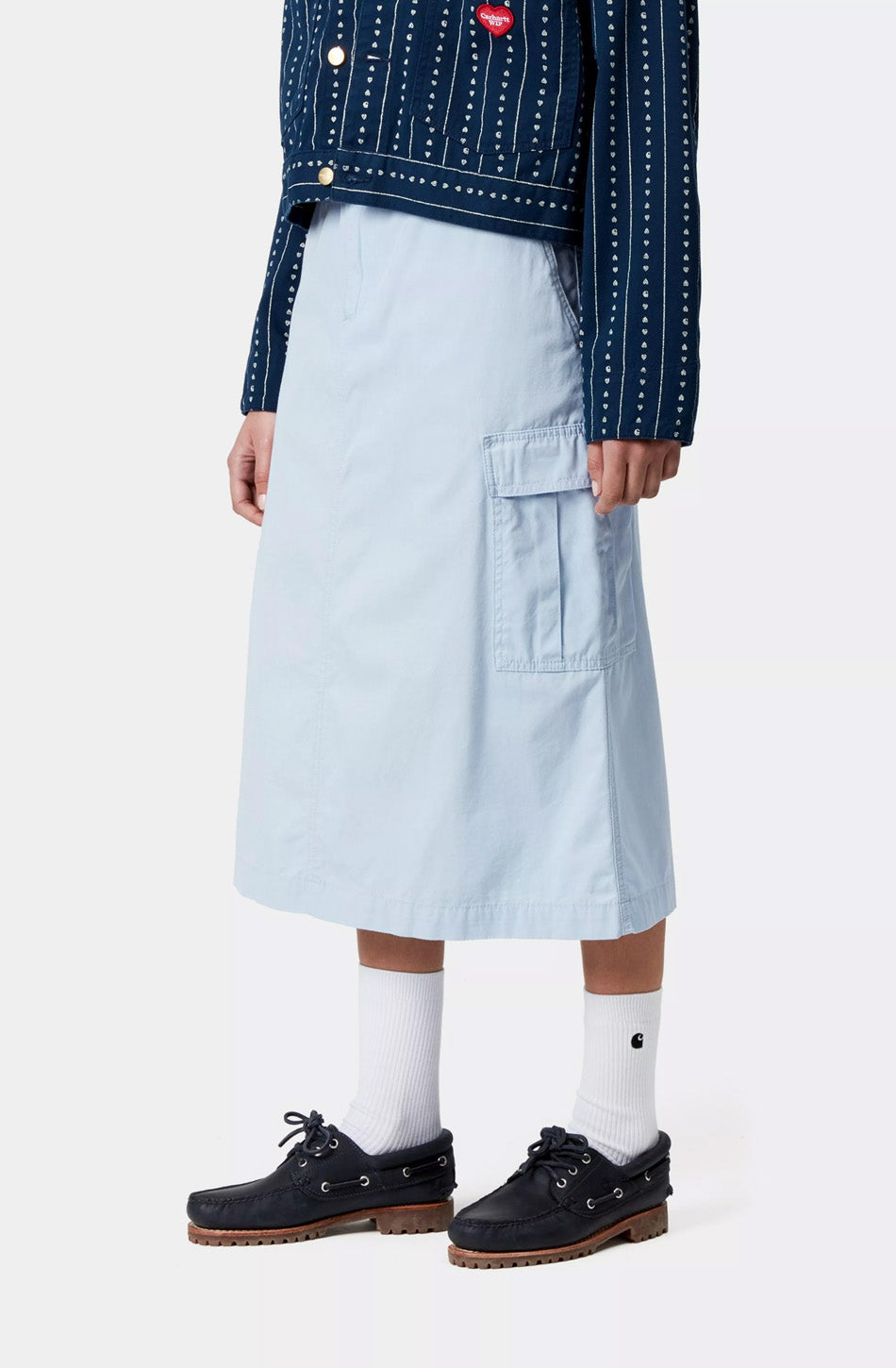 Falda cargo Carhartt WIP Jet Air Sky Rinsed