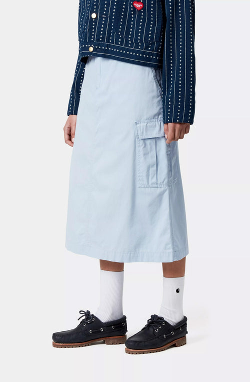 Jupe cargo Carhartt WIP Jet Air Sky Rinsed