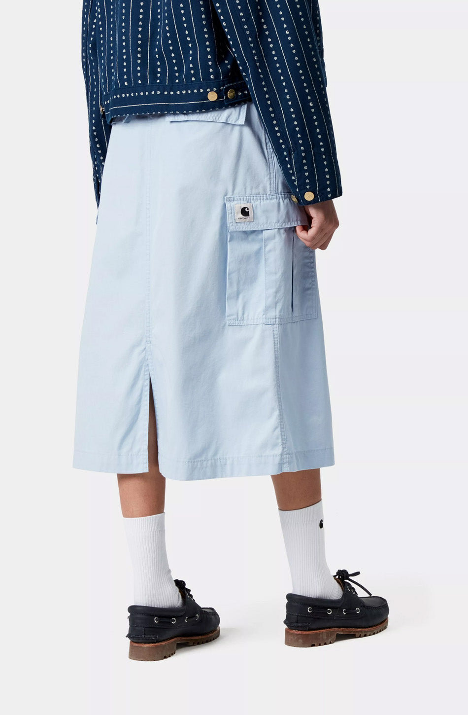 Falda cargo Carhartt WIP Jet Air Sky Rinsed
