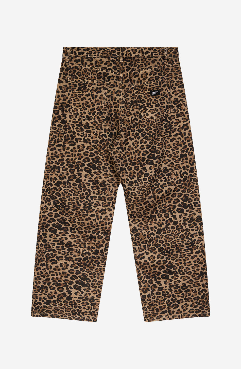 Pantalon Ample en Léopard Marron