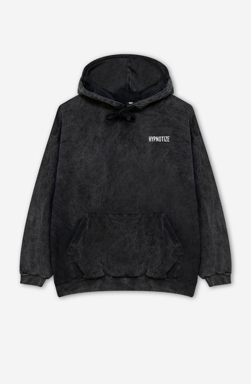 Sweat-shirt délavé Hypnotize noir