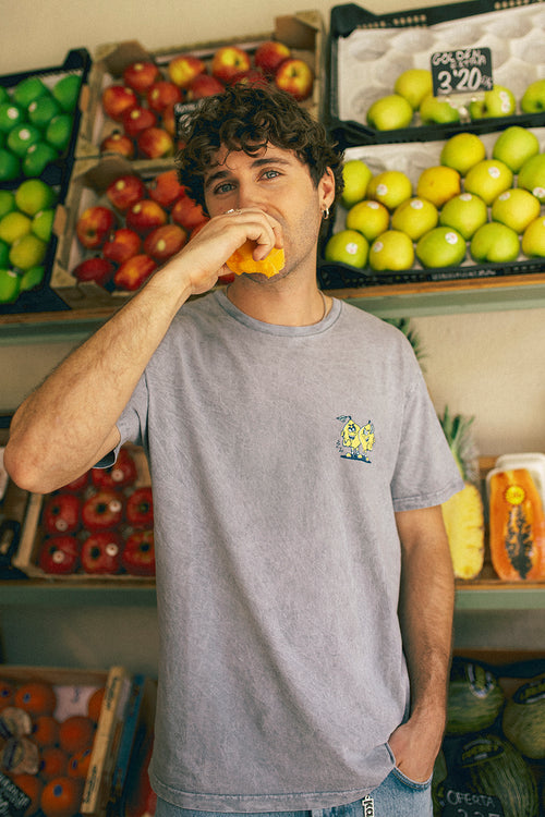 Gewaschenes „You Can Do Great Things“-Stahl-T-Shirt