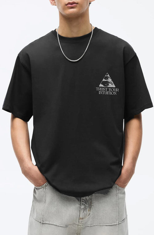 Camiseta Hands Trust Your Intuition Black