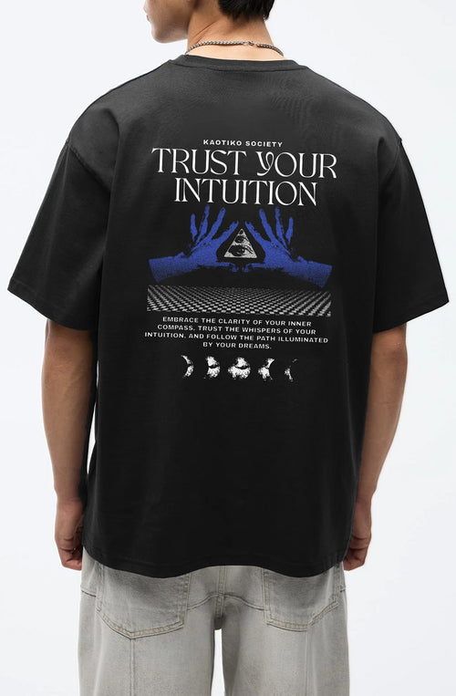Camiseta Hands Trust Your Intuition Black