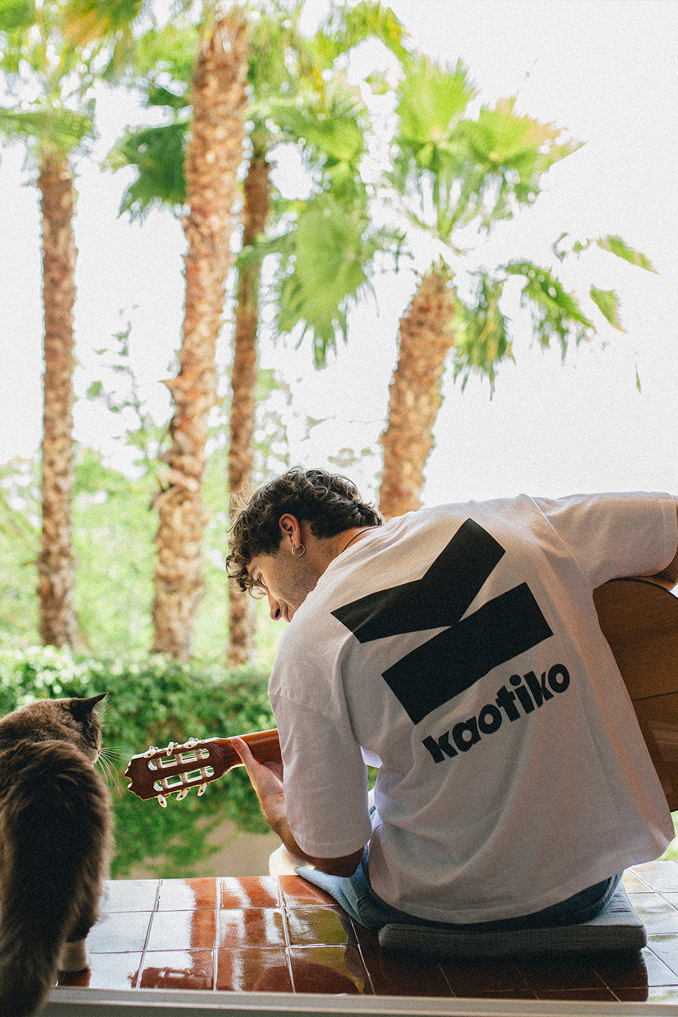 Branding T-Shirt blanc en coton biologique