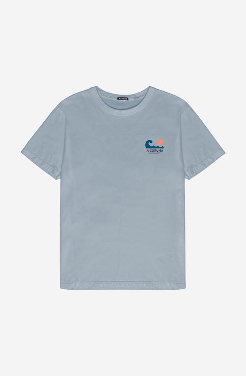 Gewaschenes A Coruña Steel T-Shirt
