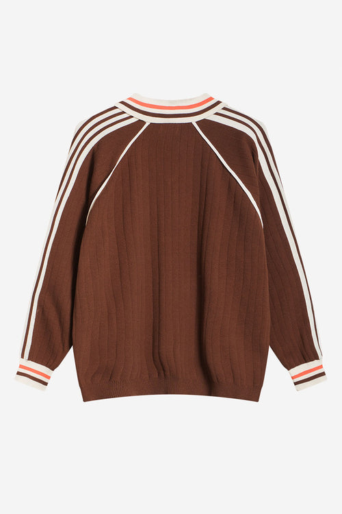 Polo Retro Sport Kaotiko Society Brown