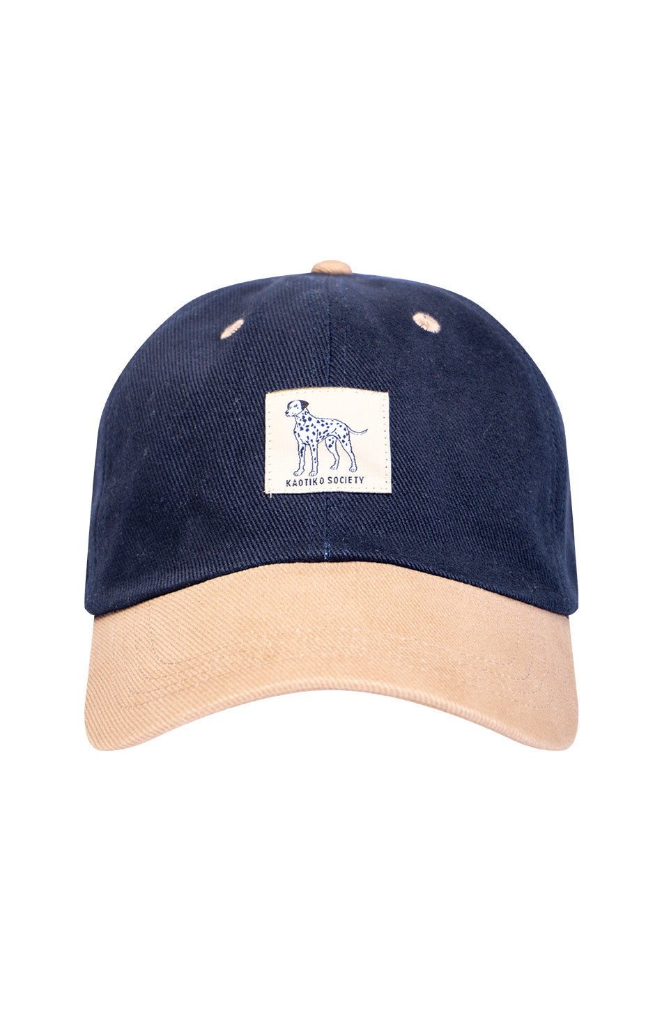 Dalmatian French Navy/Taupe Cap