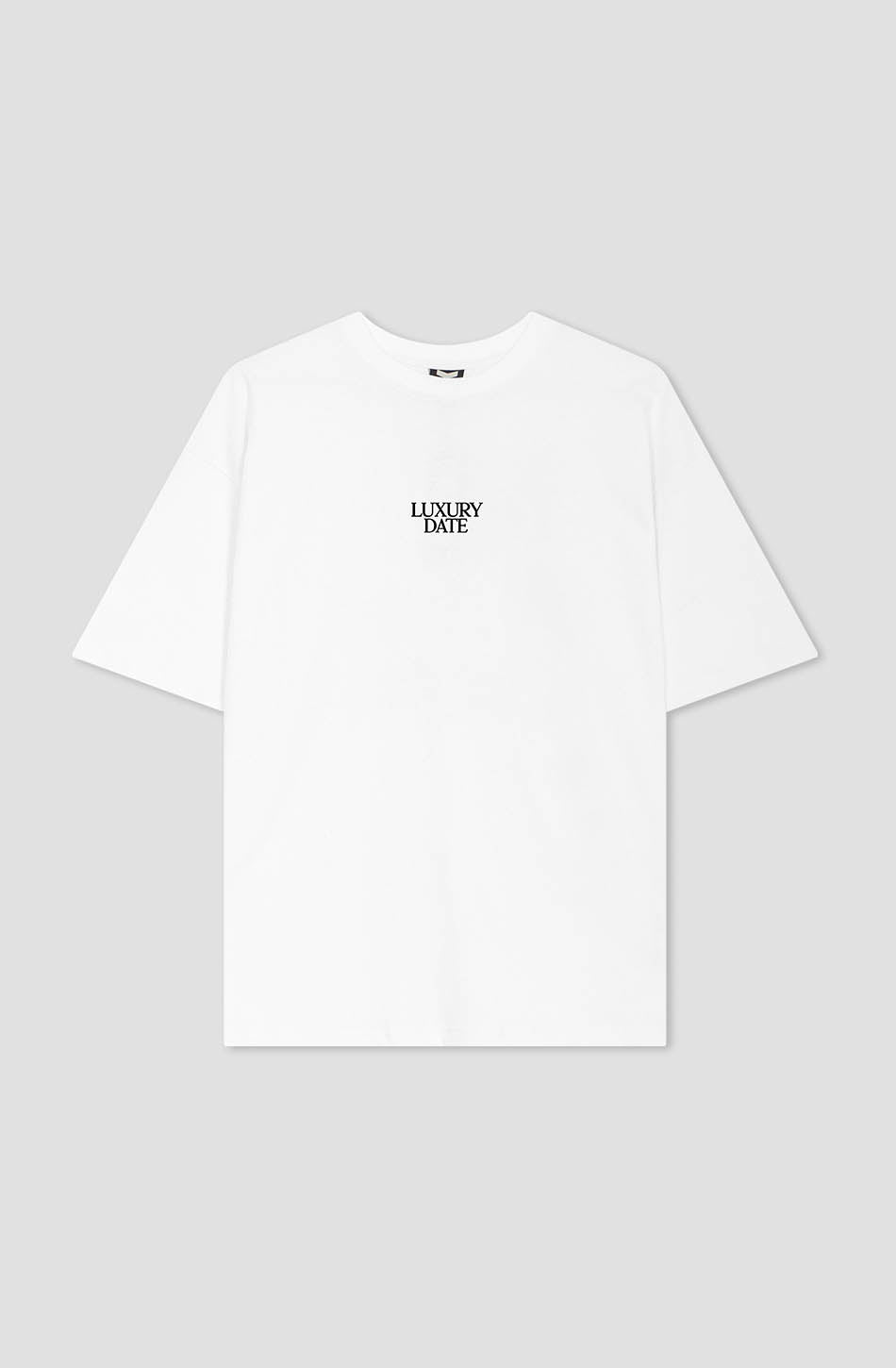 T-Shirt blanc en coton biologique Luxury Date