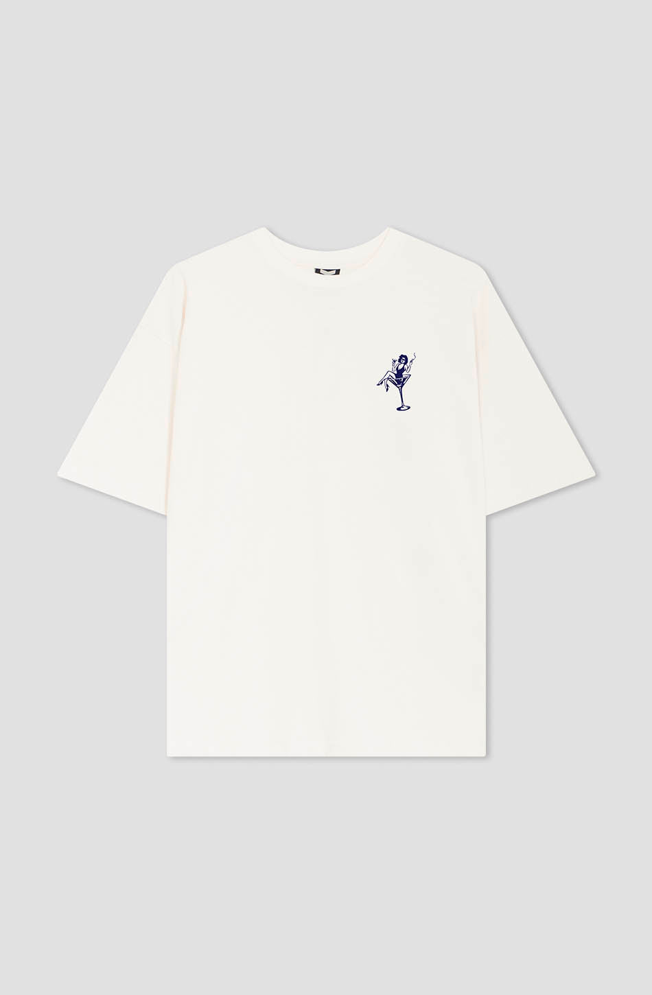 Cheers T-Shirt, Darling Bio-Baumwolle Elfenbein