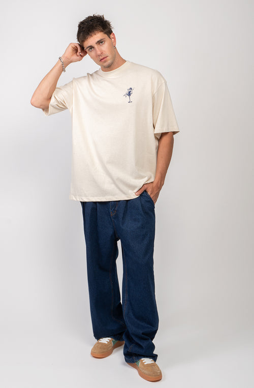 Cheers T-shirt, Darling Organic Cotton Ivory