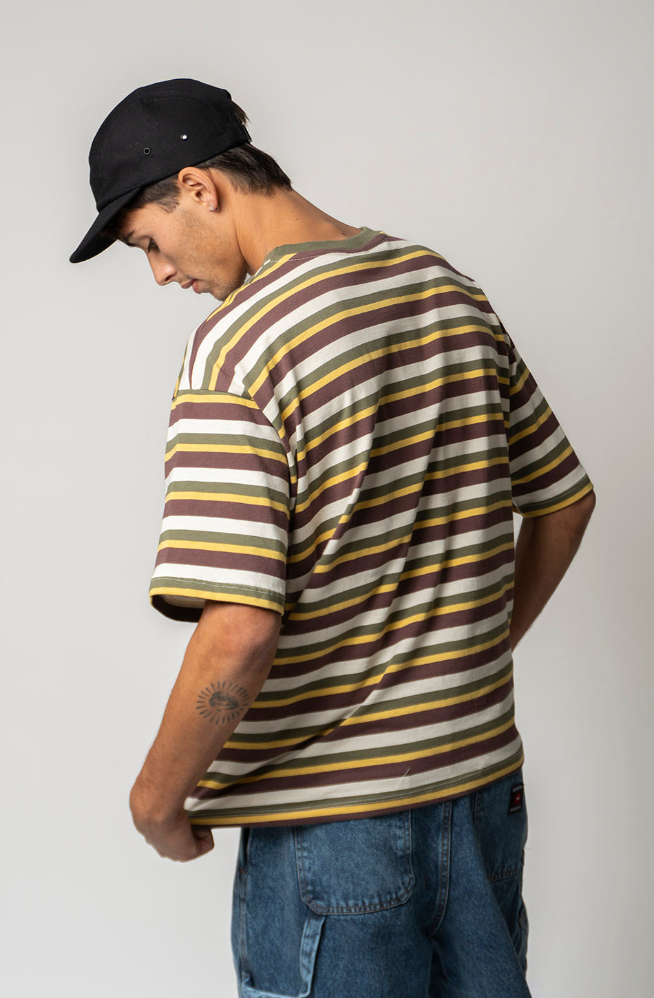 T-shirt à rayures western