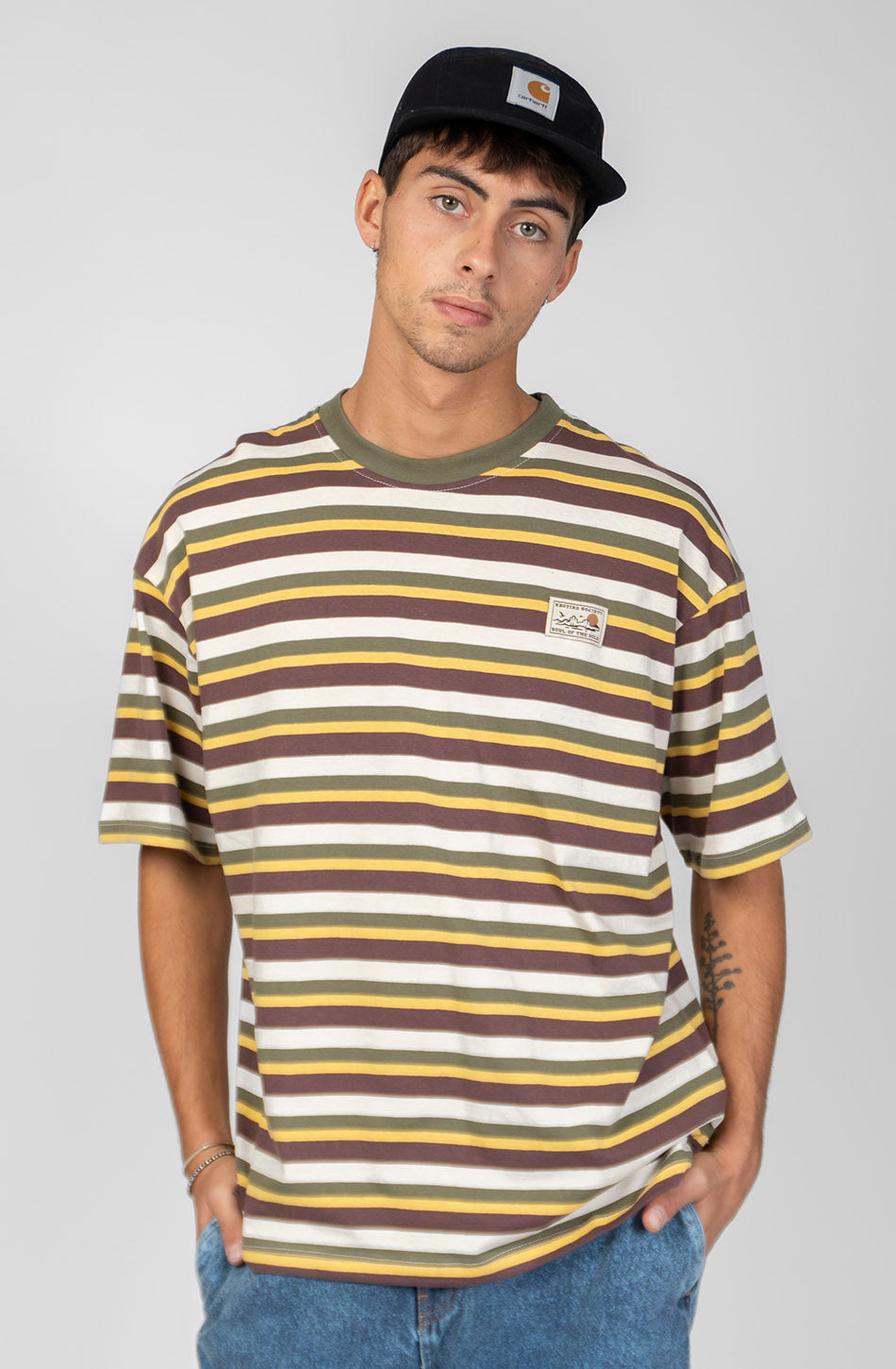 T-shirt à rayures western