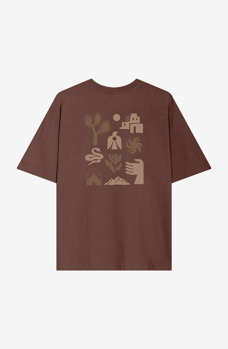 Element – West – Braunes T-Shirt