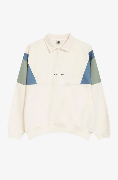 Harry Bone/Prussian/Old Green Polo Sweatshirt