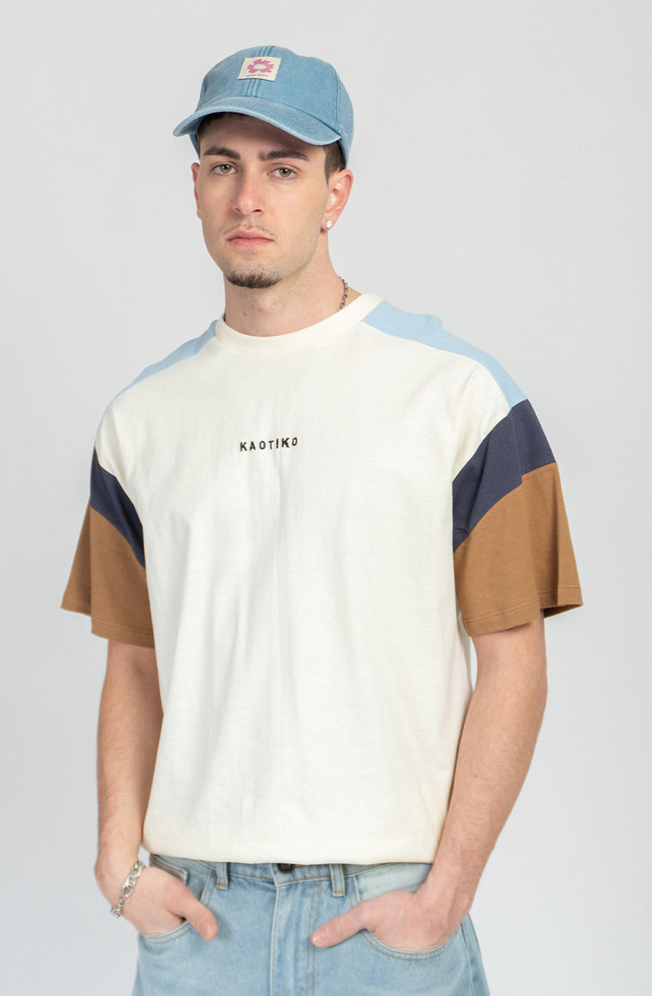 Camiseta Ottawa Ivory/Camel/Sky/Navy