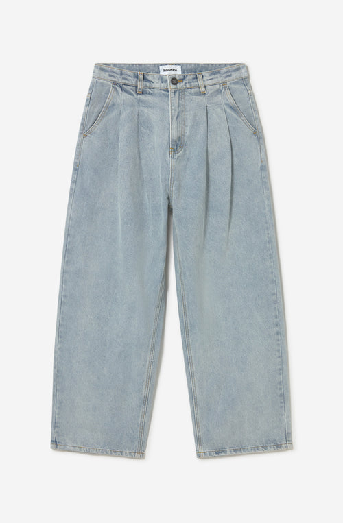 Coffee Club Denim Acid Wide Leg Pants