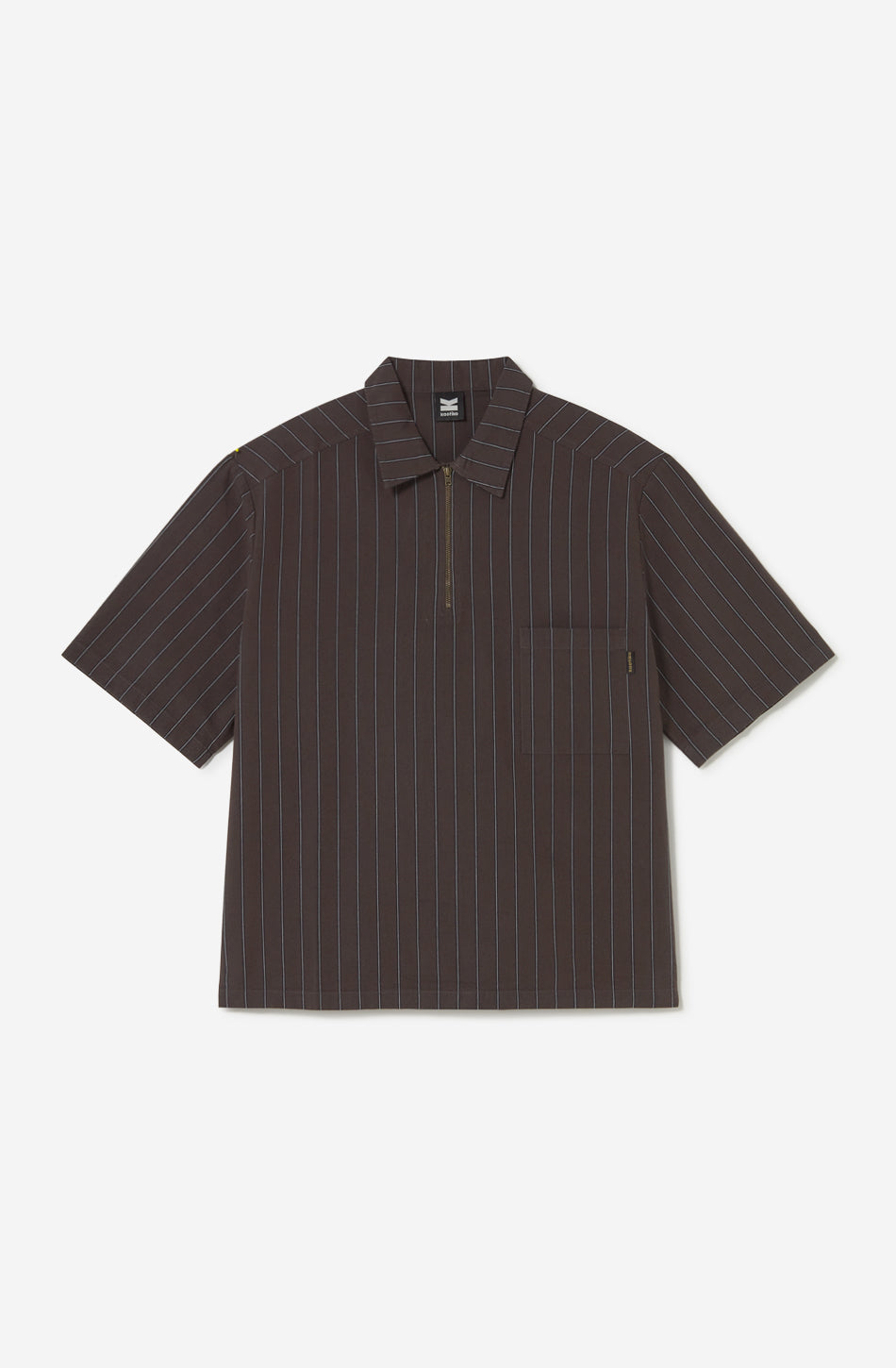 Chemise Varadero Brown Half-Zip