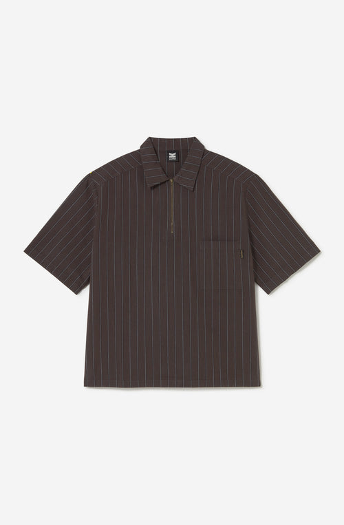Chemise Varadero Brown Half-Zip
