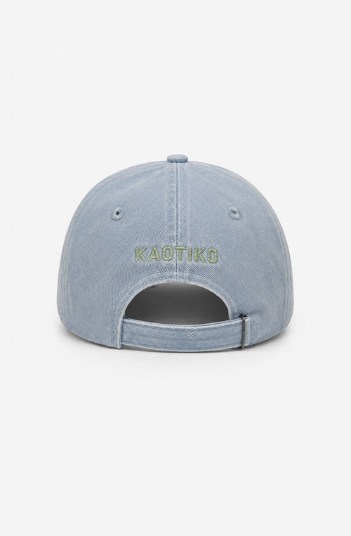Lily Washed Aquamarine Cap