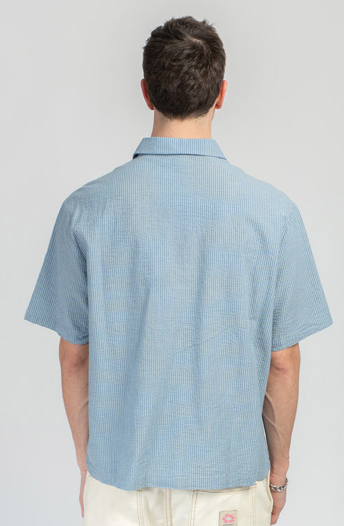 Chemise Baracoa Half Zip Blue