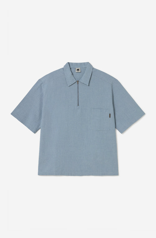 Chemise Baracoa Half Zip Blue