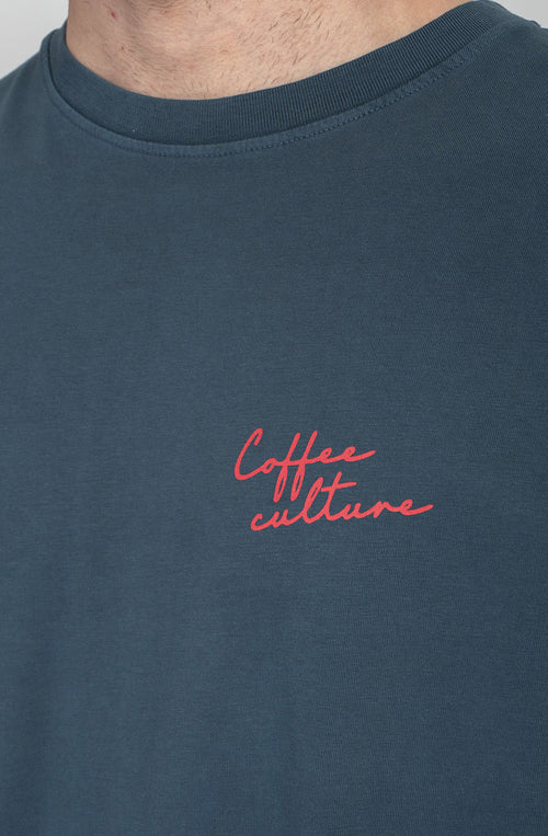 T-shirt Coffee Time Navy