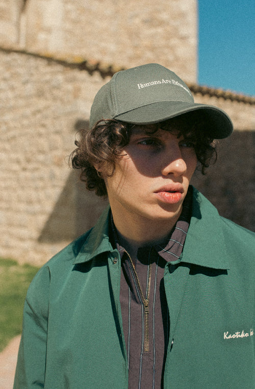 Casquette Humans Are Exhausting Organic Khaki